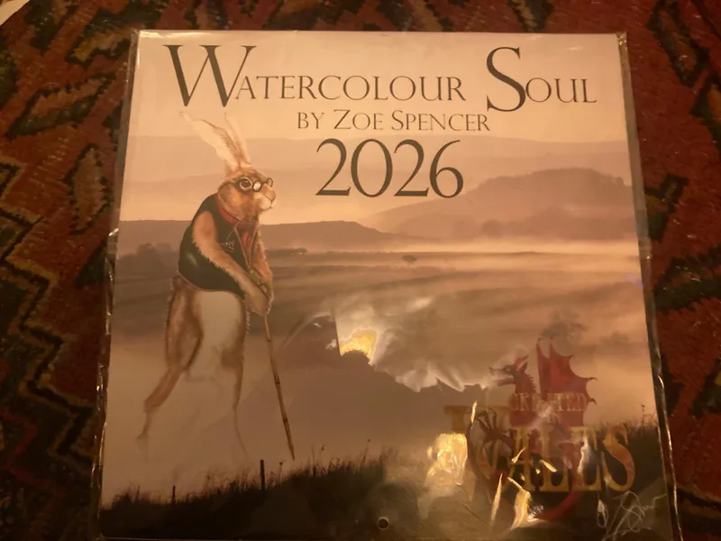 Watercolour Soul 2026 calendar cover