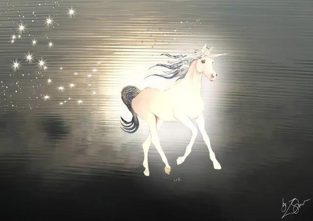 Unicorn Dreams (Signature Print)